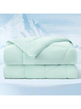 Cooling Comforter Blanket for Hot Sleepers, All Season King Size Bedding